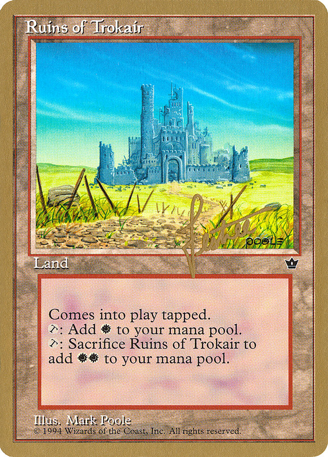 Ruins of Trokair (Bertrand Lestree) [Pro Tour Collector Set] | Exor Games Summserside