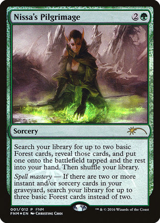 Nissa's Pilgrimage [Friday Night Magic 2016] | Exor Games Summserside