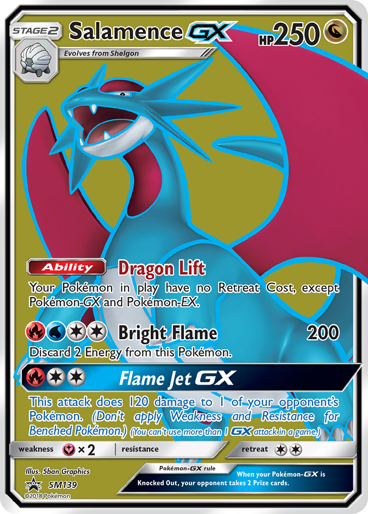 Salamence GX (SM139) [Sun & Moon: Black Star Promos] | Exor Games Summserside