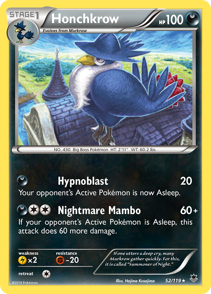 Honchkrow (52/119) [XY: Phantom Forces] | Exor Games Summserside