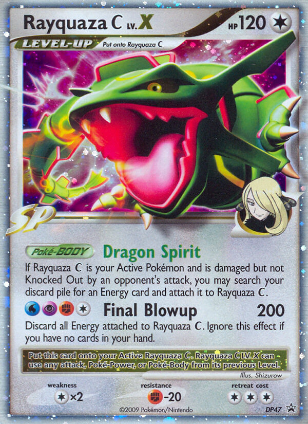 Rayquaza C LV.X (DP47) [Diamond & Pearl: Black Star Promos] | Exor Games Summserside