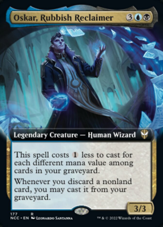 Oskar, Rubbish Reclaimer (Extended Art) [Streets of New Capenna Commander] | Exor Games Summserside