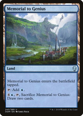 Memorial to Genius [Dominaria] | Exor Games Summserside