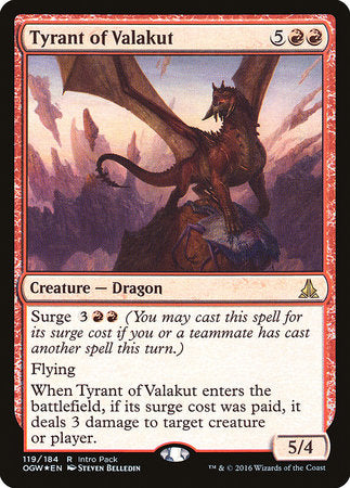Tyrant of Valakut [Oath of the Gatewatch Promos] | Exor Games Summserside