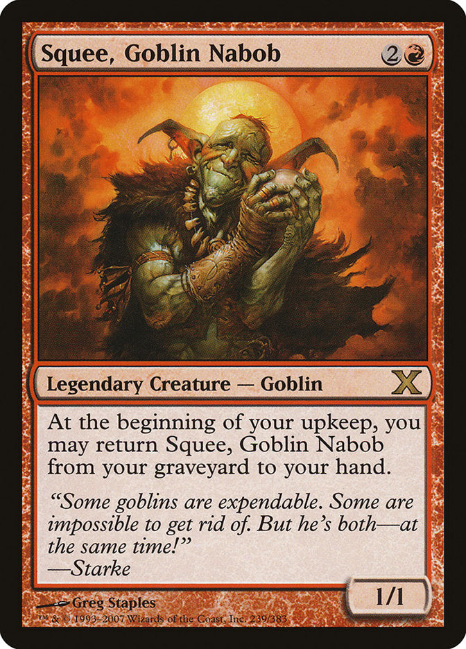 Squee, Goblin Nabob [Tenth Edition] | Exor Games Summserside