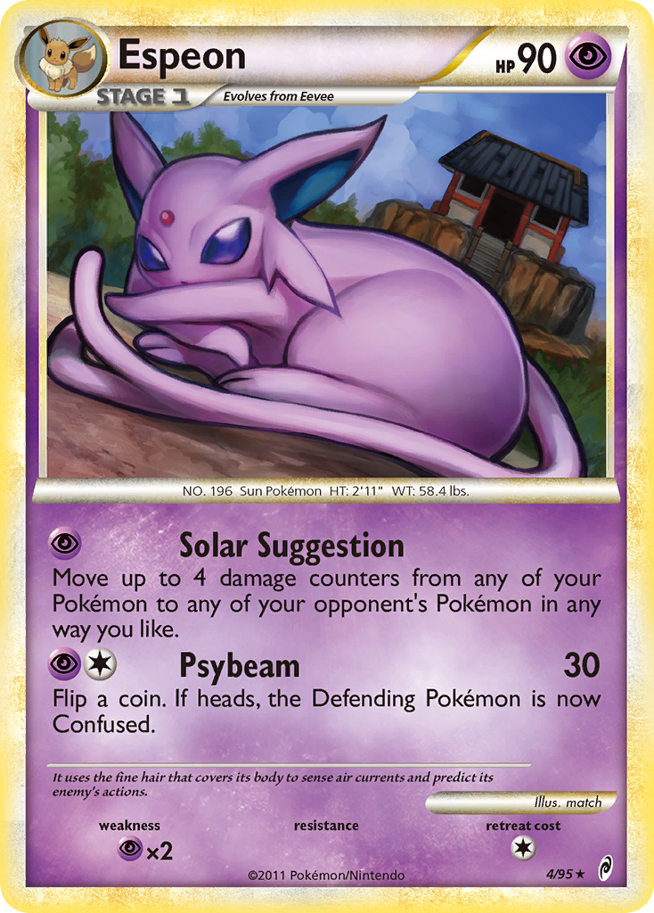 Espeon (4/95) [HeartGold & SoulSilver: Call of Legends] | Exor Games Summserside