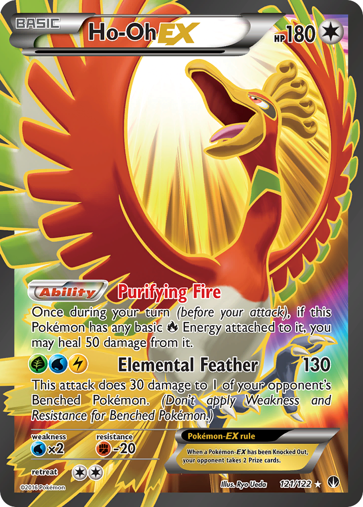 Ho-Oh EX (121/122) [XY: BREAKpoint] | Exor Games Summserside