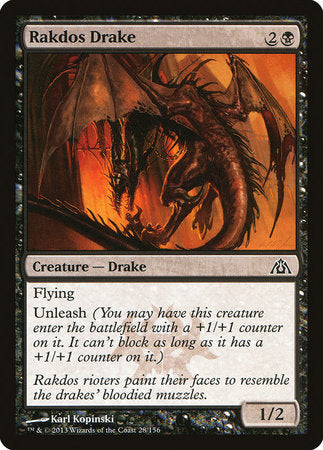 Rakdos Drake [Dragon's Maze] | Exor Games Summserside