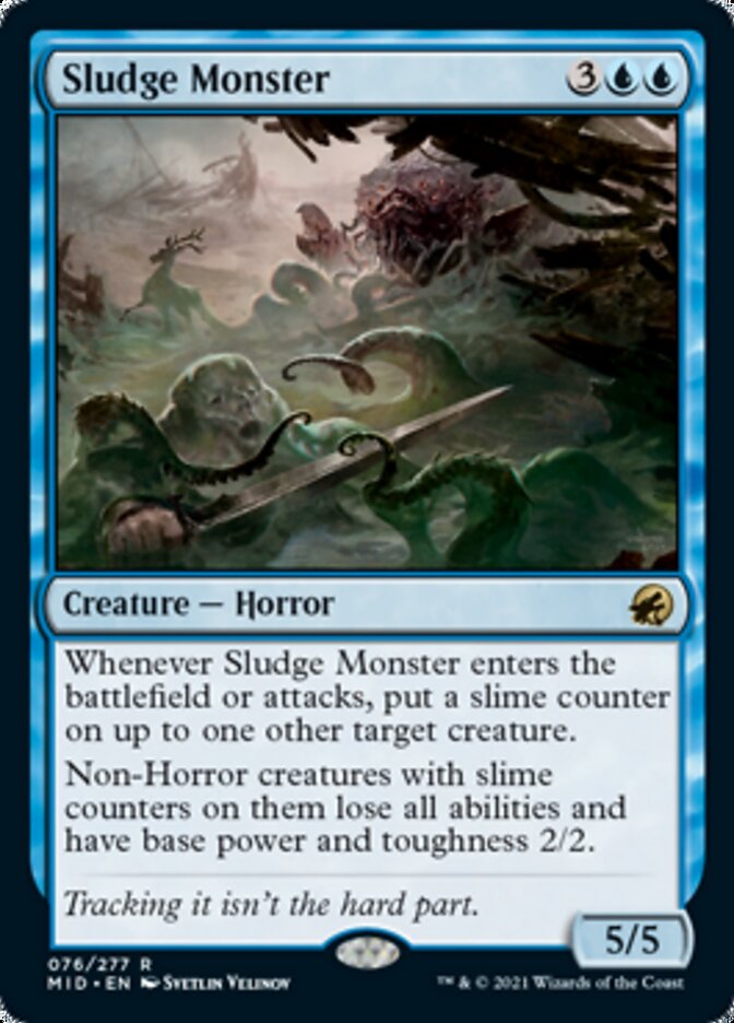 Sludge Monster [Innistrad: Midnight Hunt] | Exor Games Summserside