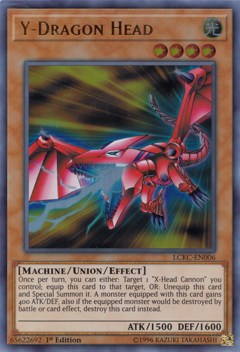 Y-Dragon Head [LCKC-EN006] Ultra Rare | Exor Games Summserside