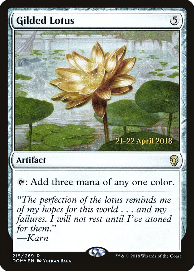 Gilded Lotus  [Dominaria Prerelease Promos] | Exor Games Summserside