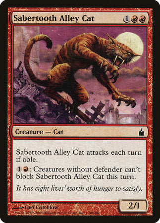 Sabertooth Alley Cat [Ravnica: City of Guilds] | Exor Games Summserside
