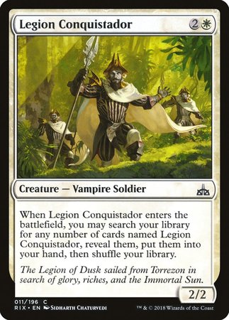 Legion Conquistador [Rivals of Ixalan] | Exor Games Summserside