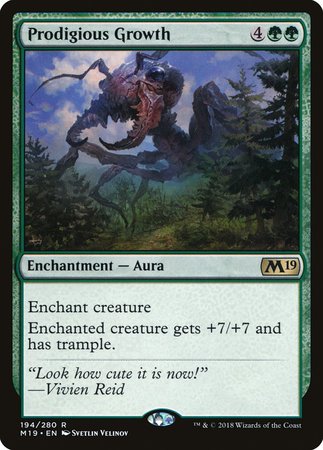 Prodigious Growth [Core Set 2019] | Exor Games Summserside