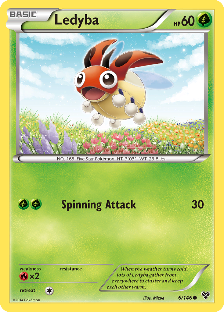 Ledyba (6/146) [XY: Base Set] | Exor Games Summserside