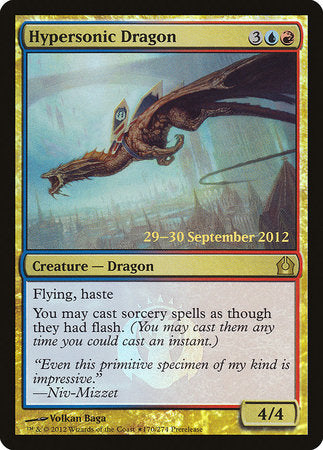 Hypersonic Dragon [Return to Ravnica Promos] | Exor Games Summserside