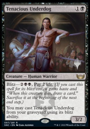 Tenacious Underdog (Promo Pack) [Streets of New Capenna Promos] | Exor Games Summserside