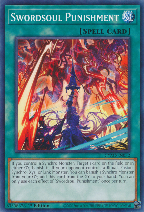 Swordsoul Punishment [CYAC-EN052] Common | Exor Games Summserside