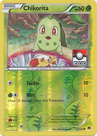 Chikorita (1/122) (League Promo) [XY: BREAKpoint] | Exor Games Summserside