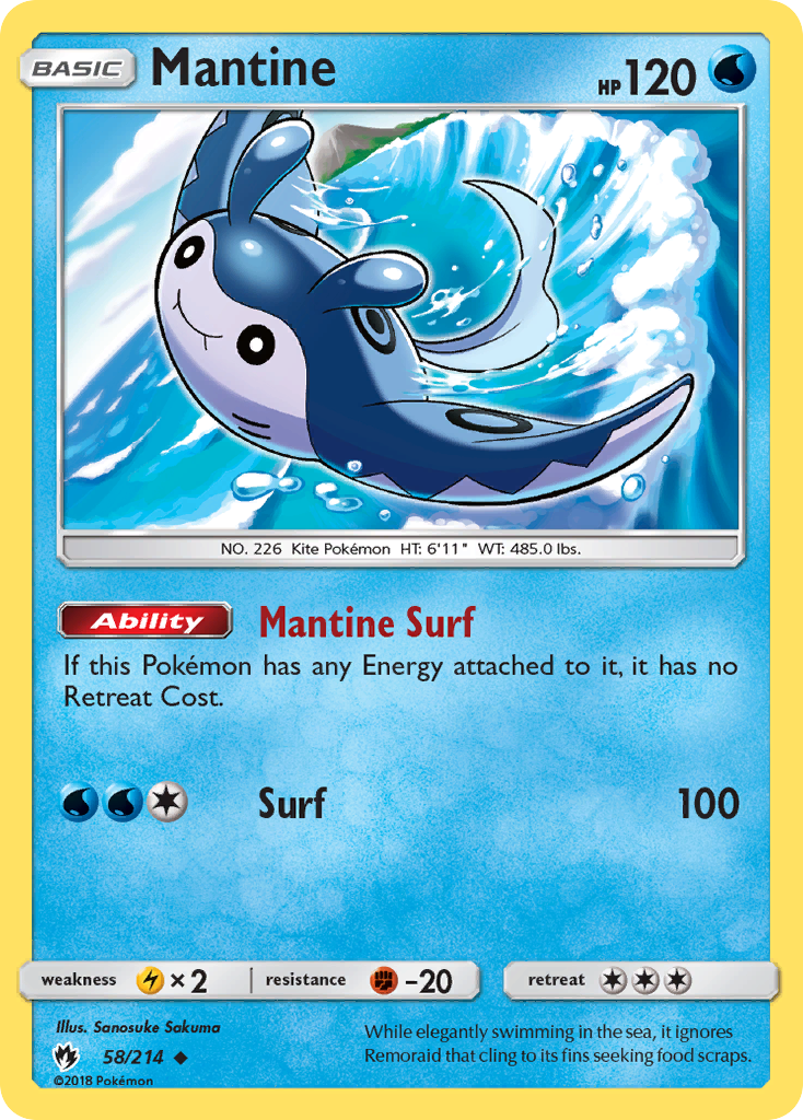 Mantine (58/214) [Sun & Moon: Lost Thunder] | Exor Games Summserside