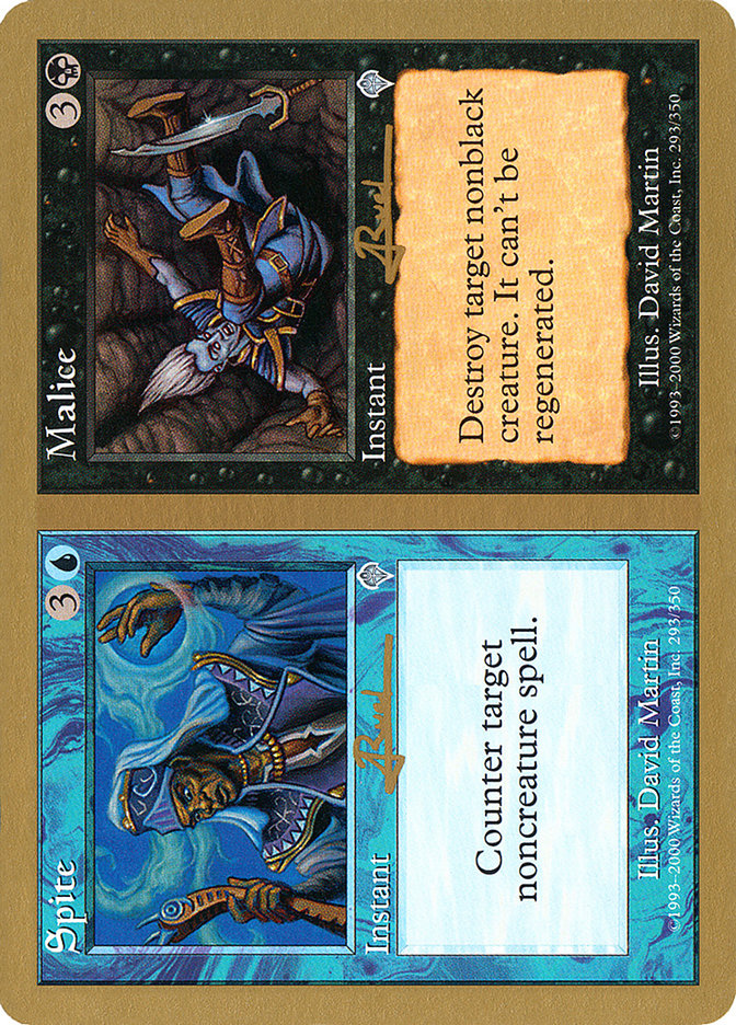 Spite // Malice (Antoine Ruel) [World Championship Decks 2001] | Exor Games Summserside