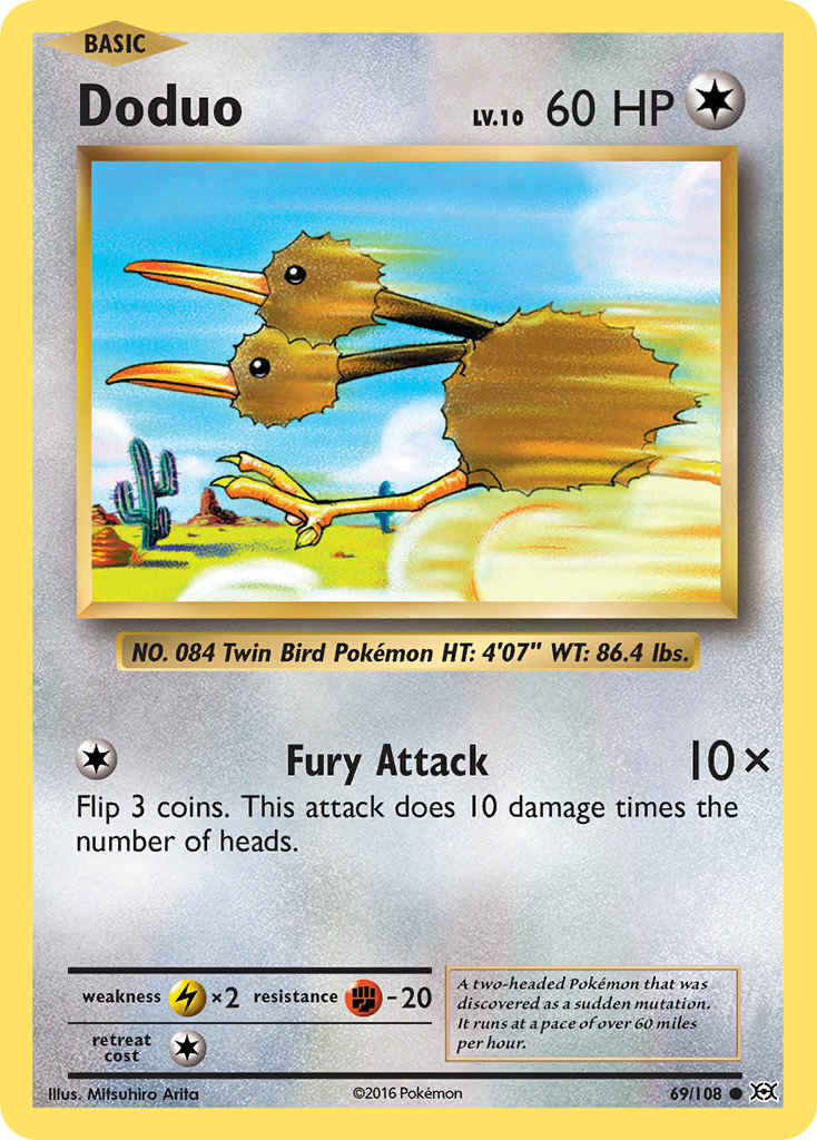 Doduo (69/108) [XY: Evolutions] | Exor Games Summserside