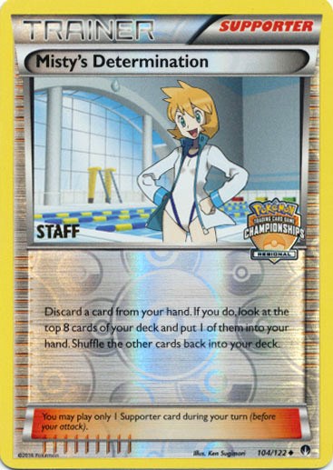 Misty's Determination (104/122) (Regional Championship Promo Staff) [XY: BREAKpoint] | Exor Games Summserside