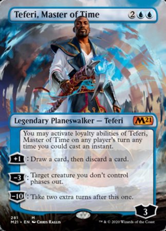 Teferi, Master of Time (Borderless) [Core Set 2021] | Exor Games Summserside