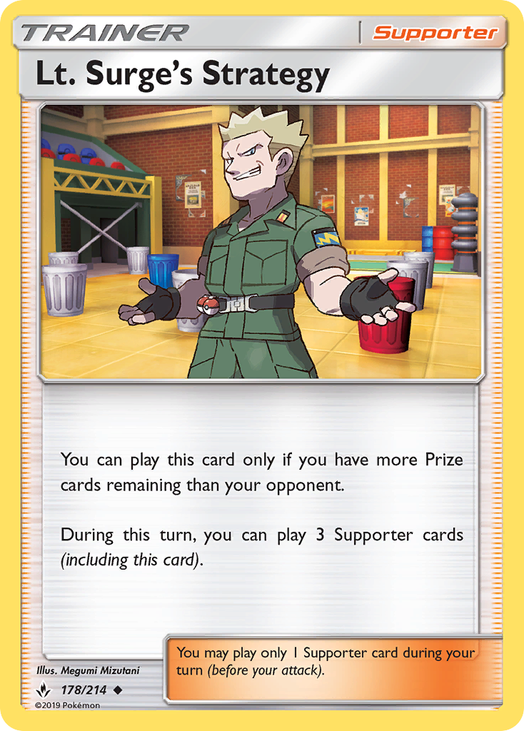 Lt. Surge's Strategy (178/214) [Sun & Moon: Unbroken Bonds] | Exor Games Summserside