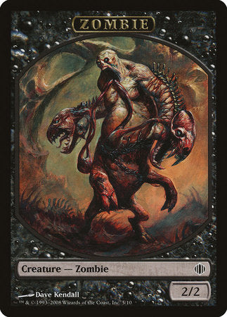 Zombie Token [Shards of Alara Tokens] | Exor Games Summserside