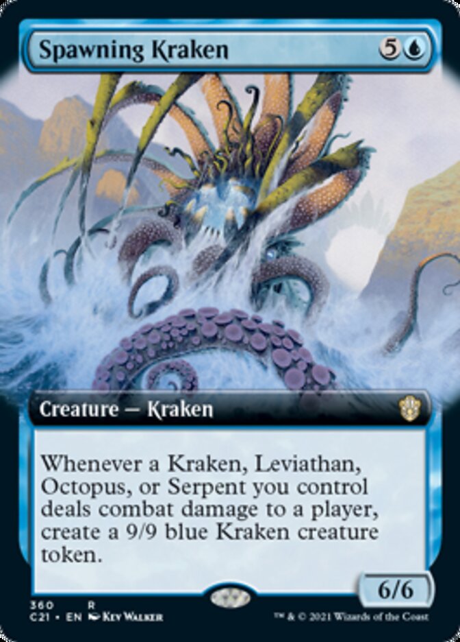 Spawning Kraken (Extended) [Commander 2021] | Exor Games Summserside