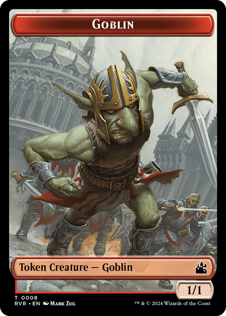 Goblin (0008) // Voja Double-Sided Token [Ravnica Remastered Tokens] | Exor Games Summserside