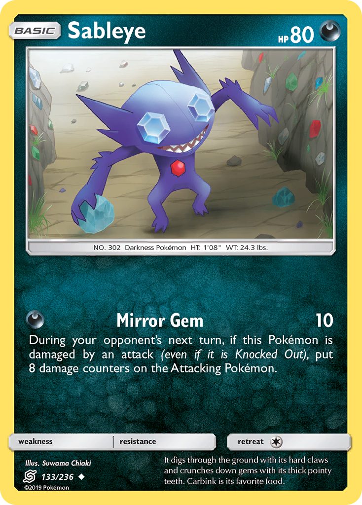 Sableye (133/236) [Sun & Moon: Unified Minds] | Exor Games Summserside