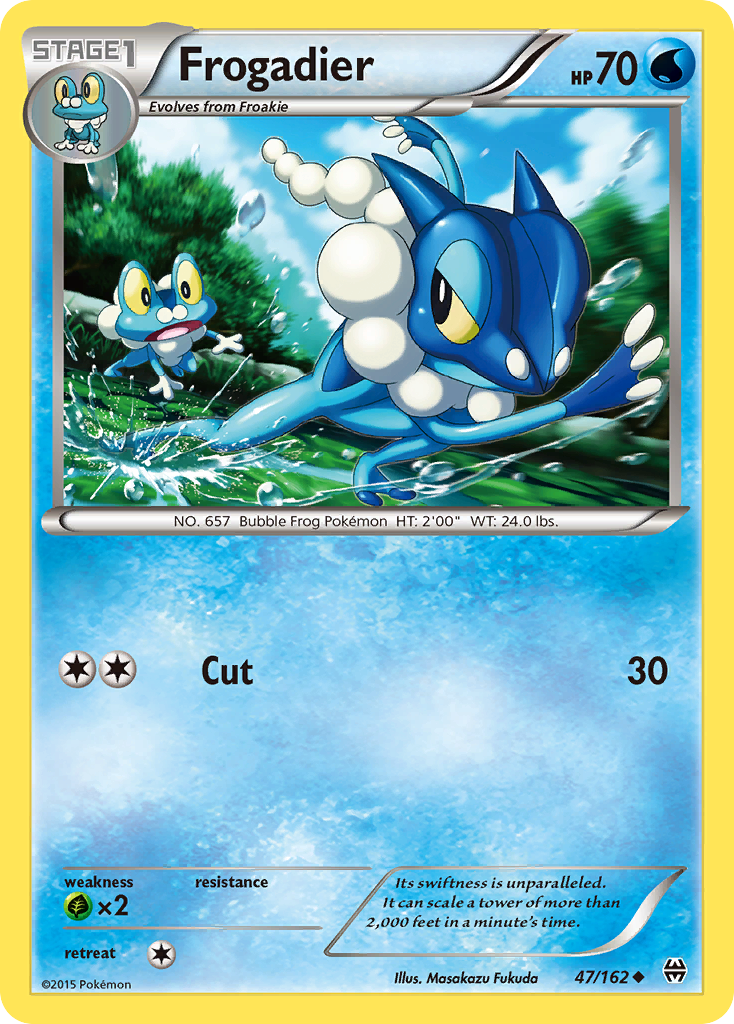 Frogadier (47/162) [XY: BREAKthrough] | Exor Games Summserside