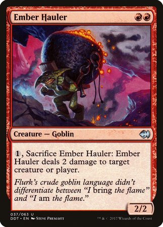 Ember Hauler [Duel Decks: Merfolk vs. Goblins] | Exor Games Summserside