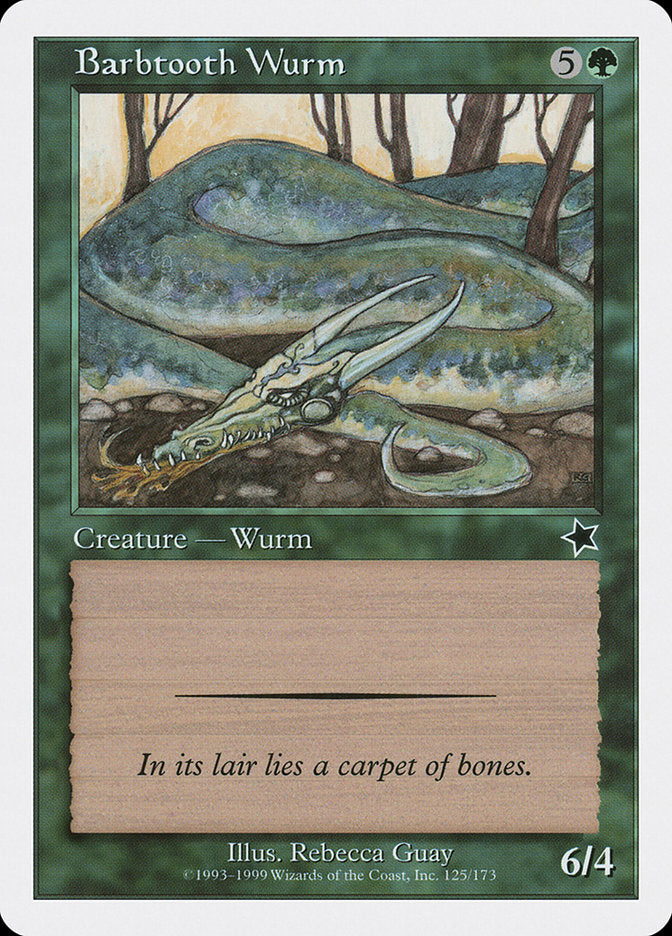 Barbtooth Wurm [Starter 1999] | Exor Games Summserside