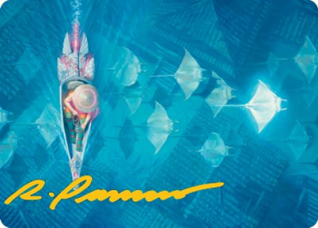 Discover the Impossible Art Card (Gold-Stamped Signature) [Kamigawa: Neon Dynasty Art Series] | Exor Games Summserside