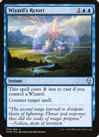 Wizard's Retort [Dominaria] | Exor Games Summserside