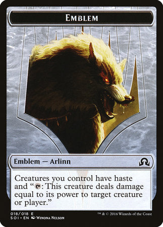 Emblem - Arlinn Kord [Shadows over Innistrad Tokens] | Exor Games Summserside