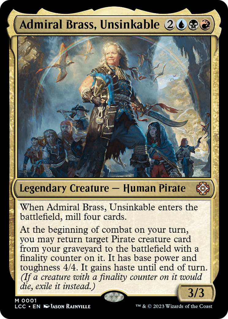Admiral Brass, Unsinkable [The Lost Caverns of Ixalan Commander] | Exor Games Summserside