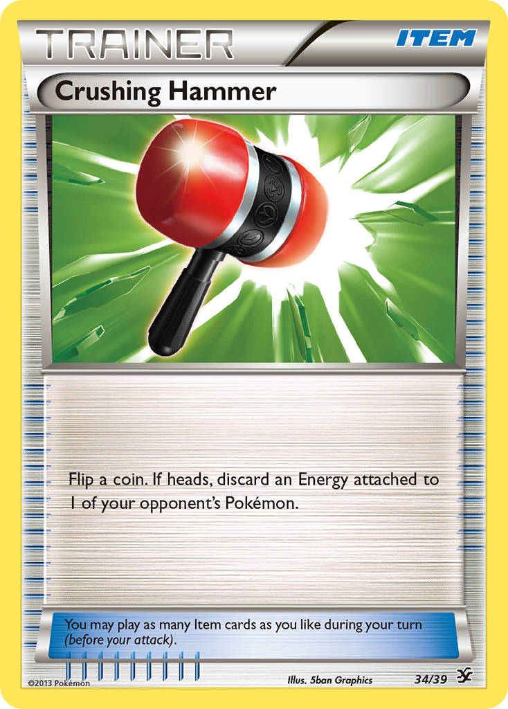 Crushing Hammer (34/39) [XY: Kalos Starter Set] | Exor Games Summserside