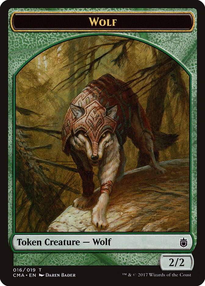 Wolf (016/019) [Commander Anthology Tokens] | Exor Games Summserside