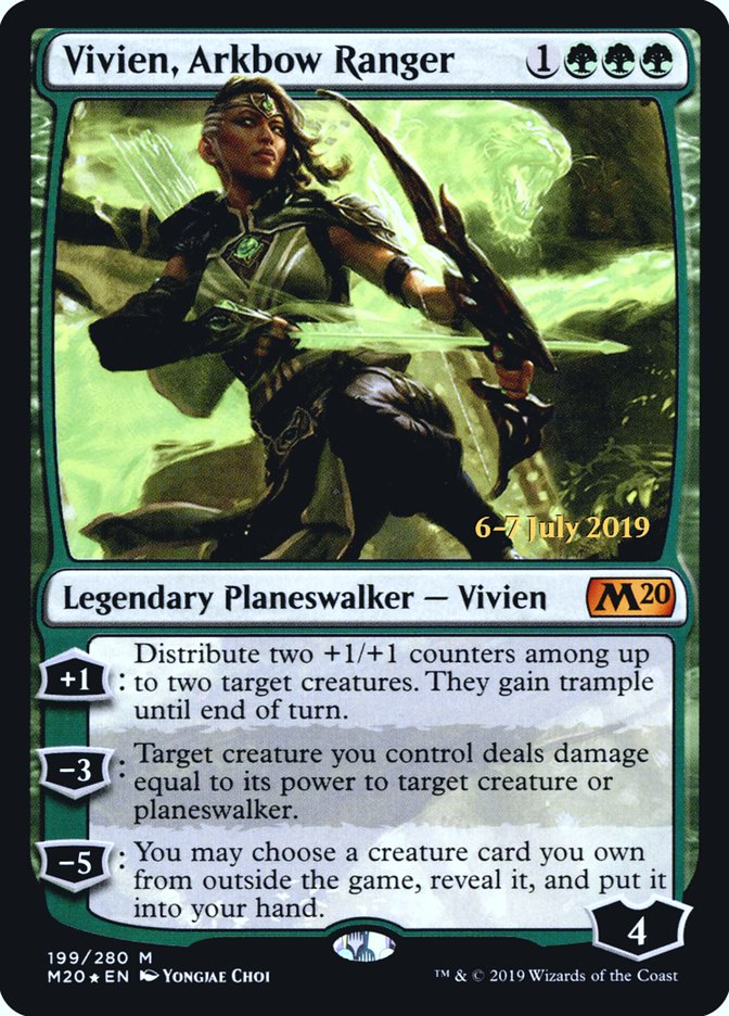 Vivien, Arkbow Ranger  [Core Set 2020 Prerelease Promos] | Exor Games Summserside