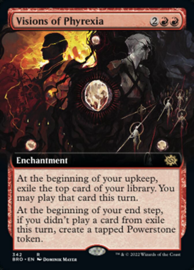 Visions of Phyrexia (Extended Art) [The Brothers' War] | Exor Games Summserside