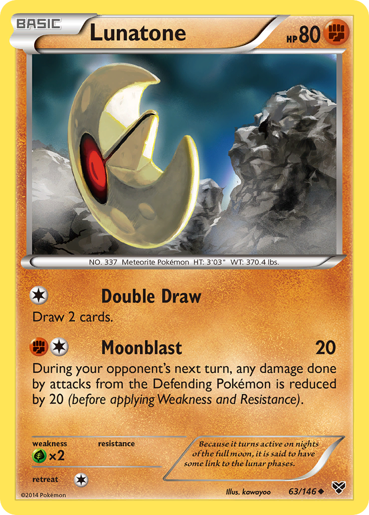 Lunatone (63/146) [XY: Base Set] | Exor Games Summserside