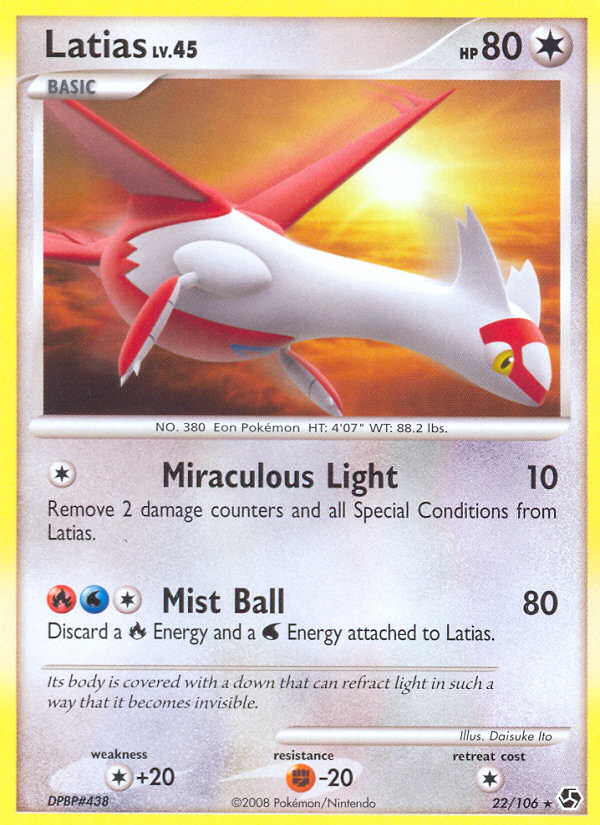 Latias (22/106) [Diamond & Pearl: Great Encounters] | Exor Games Summserside