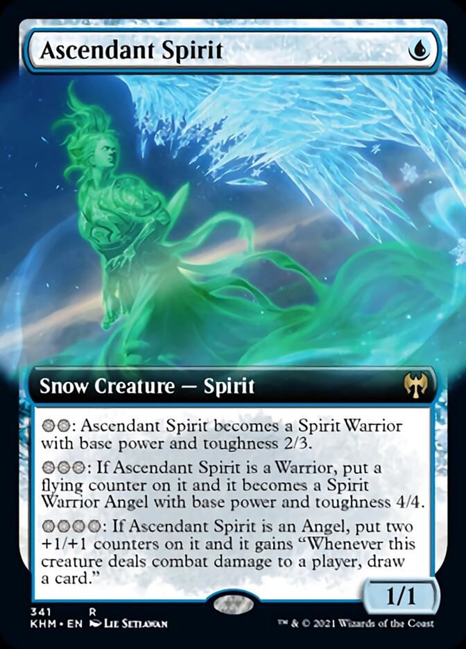 Ascendant Spirit (Extended Art) [Kaldheim] | Exor Games Summserside