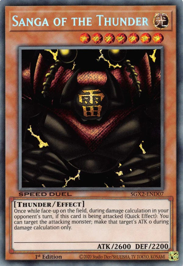 Sanga of the Thunder [SGX2-END07] Secret Rare | Exor Games Summserside