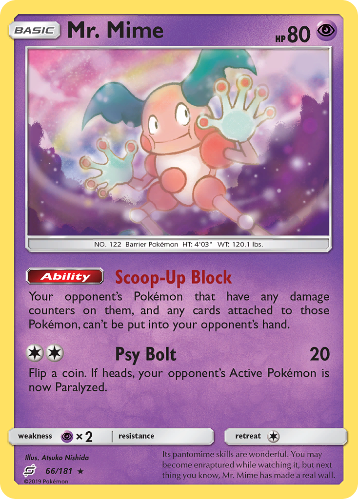 Mr. Mime (66/181) [Sun & Moon: Team Up] | Exor Games Summserside