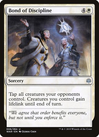 Bond of Discipline [War of the Spark] | Exor Games Summserside